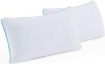 Two Pack Shredded Gel Memory Foam Pillow, King Size – Cooling Bed Pillow – Soft and Supportive – Side, Stomach, and Back Sleepers – Pack of 2 –  Certified