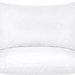 Throw Pillows Insert (Pack of 2, White) - 12 x 20 Inches Bed and Couch Pillows - Indoor Decorative Pillow