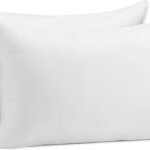 Down Alternative Pillows, Soft Density for Stomach and Back Sleepers, Queen, Pack of 2