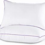 Pillows Queen Size Set of 2, Cooling and Supportive Bed Pillows with Super Soft Down Alternative Fill, Luxury Fluffy Hotel Quality for Side, Back, and Stomach Sleepers
