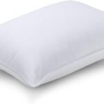 2-in-1 Memory Foam Pillow and Alternative Down Fiber Fill, Standard Size, Side, Stomach, and Back Sleepers, Soft-to-Medium Support