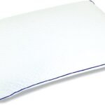 Memory Foam Pillow, Standard Size, Cool Touch Cover and Cooling Gel Memory Foam Core, Side, Stomach, and Back Sleepers, Medium Support