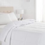 White Down Alternative Comforter and Duvet Insert with Corner Tabs, Machine Washable, Twin, Light