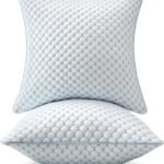 20x20 Pillow Inserts, Memory Foam Cooling Set of 2 Decorative Throw Pillows,Adjustable Premium Stuffer for Sofa Couch Bed and Living Room