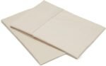 Standard Pillow Cases Set of 2 - Lightweight, Super Soft Easy Care Microfiber, Beige, 30" L x 20" W, Pillows Not Included - Image 2
