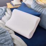 Memory Foam Contour Pillow, Standard Size, Head, Neck, and Shoulder Alignment, Side and Back Sleepers, Medium Support
